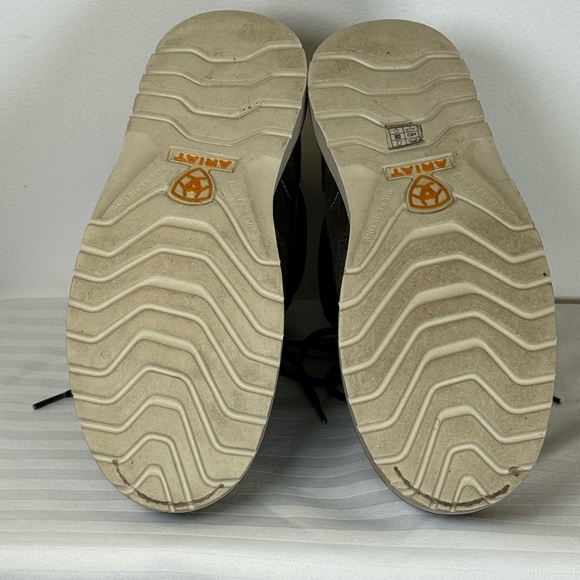 Ariat Rebar Wedge Moc Toe Waterproof Leather Work Boots Women’s Size 8B - Picture 6 of 12